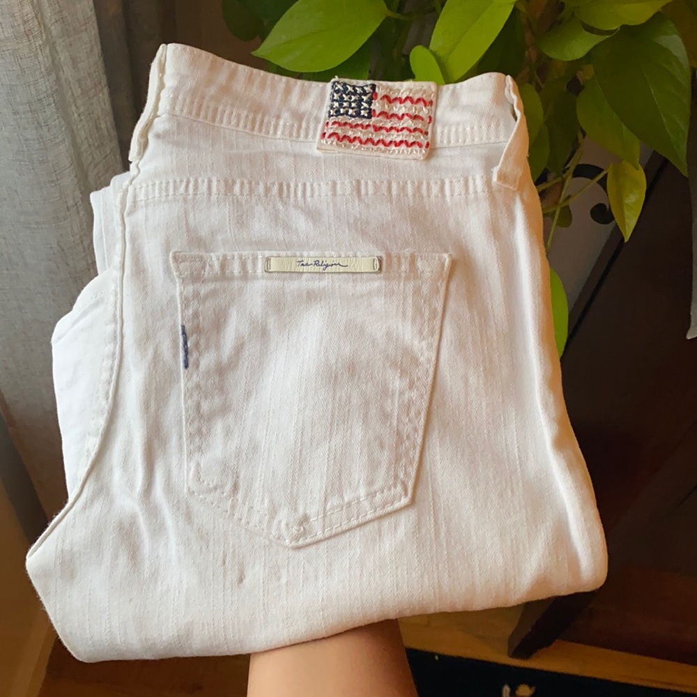 Y2K True Religion relaxed straight womens jeans 26